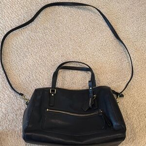 Coach Black Leather Handbag